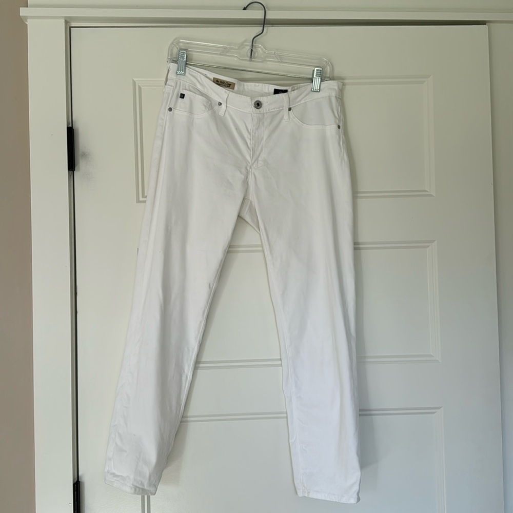 AG Adriano Goldschmied The Stilt Crop White 30